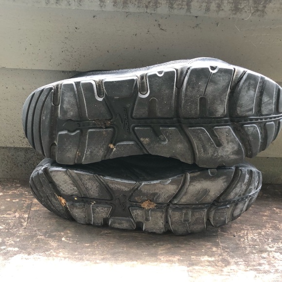 Brooks Addiction Walker Mens Black Leather Running Shoes Sneakers Size 10.5(2E) - Picture 10 of 10